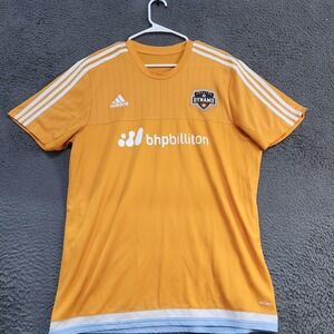 Houston Dynamo Jersey Mens XL Orange MLS Soccer Bhpbilliton Adizero Adidas